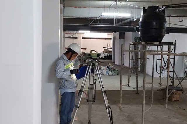 Quan trắc lún, do dịch chuyển, đo nghiêng. Dự án văn phòng giao dịch giới thiệu sản phẩm và văn phòng cho thuê tại 183 Nguyễn Lương Bằng, Đống Đa, Hà Nội thumbnail